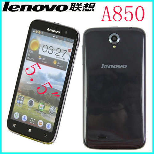 Original Lenovo A850 A850i phone MT6582 Quad Core Phone 5 5 inch Android 4 2 GPS