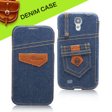 Flip Denim cover for samsung galaxy s4 case i9500 cases mobile bag original brand unique design