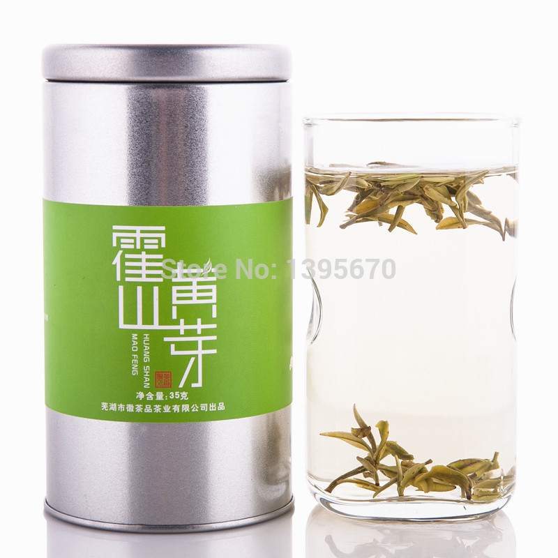 Promotion Sales 35g Level 1 Huoshan Yellow Bud Tea Yellow Teeth Early Spring Yellow Tea China