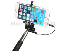 New item Mobile Phone Selfie Stick Tripod Handheld Monopod cable take pole No need to connect Bluetooth using for IOS Android