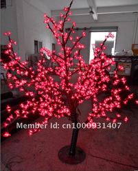 Red and Yellow LED Christmas Light, Cherry tree light, 260 LEDs, 1.0m Height, CE, ROSH Free Shipping!!(China (Mainland))