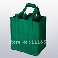 Customized logo printing! Non-woven fabric shopping bag for red wine/ advertising bag MOQ500PCS
