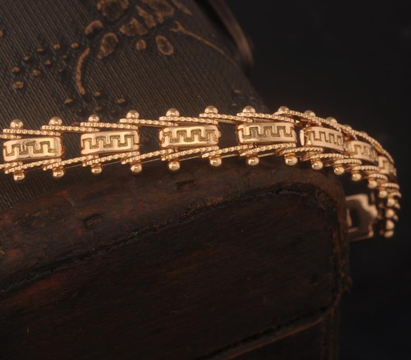  190 7mm Charm 18k Watch Bracelet Jewellry Men made by Environmental Copper