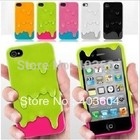 Frete Grátis Melt Sorvete pele dura tampa traseira para o iPhone 4 4s 1piece frete grátis (China (continente))