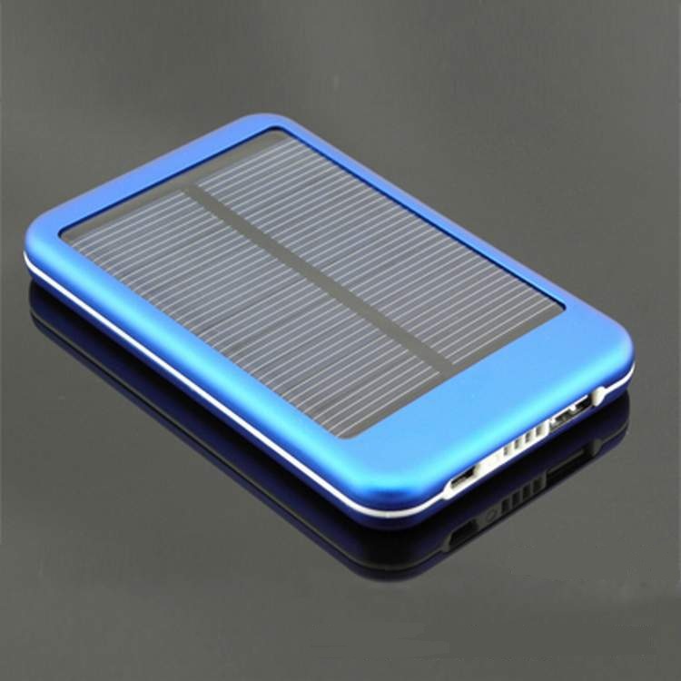 In stock free shipping 2013 high quality full power 5000mah solar charger External Battery for iphone, ipad,samsung etc(China (Mainland))