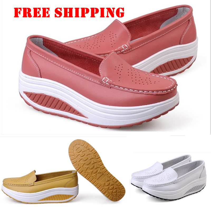 Leather Nursing Shoes For Women