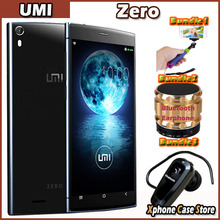 3G UMI ZERO 5.0” 6.4mm Thick Brushed-metal Frame Android 4.4 MTK6592T Octa Core 2.0GHz 2GB+16GB Dual SIM WCDMA GSM Smart Phones