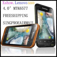 52 LANGUAGE Original Lenovo A660 phone Tri-proof phone IP67 dual-core 1.2G cpu dual sim card FREE SHIPPING