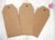 Wholesale 4.5x9.5cm Cardboard Blank price Hang tag Retro Kraft Gift Hang tag 500pcs/lot
