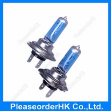2x Car H7 Low Beam Light Bulbs PX26D Halogen Xenon Super White 6000K 12V 55W Free Shipping