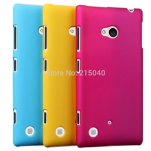 Free Shipping, High Quality Rubberized Hard Matte Case for Nokia Lumia 720 Matte Rubber Case, NOK-003