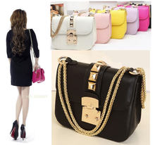 Valentine bags women s fashion messenger bag rivet shoulder bag designer famous brand PU leather girls