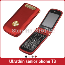 Touch Screen metal body luxury mobile phone long standby flip unlocked mini cell phones old man support Russian keyboard FM P391