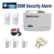NEW~ Real Voice Prompt ~ Most Cost-Effective Wireless Home Intelligent Burglar GSM Alarm System 900/1800/1900Mhz