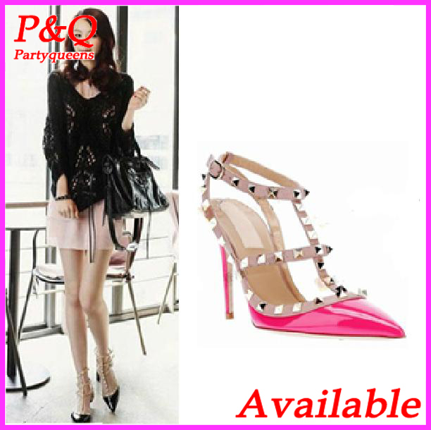 Time-limited ! 2014 New Fashion Women Sexy Pointed Toe Pumps 11cm High ...